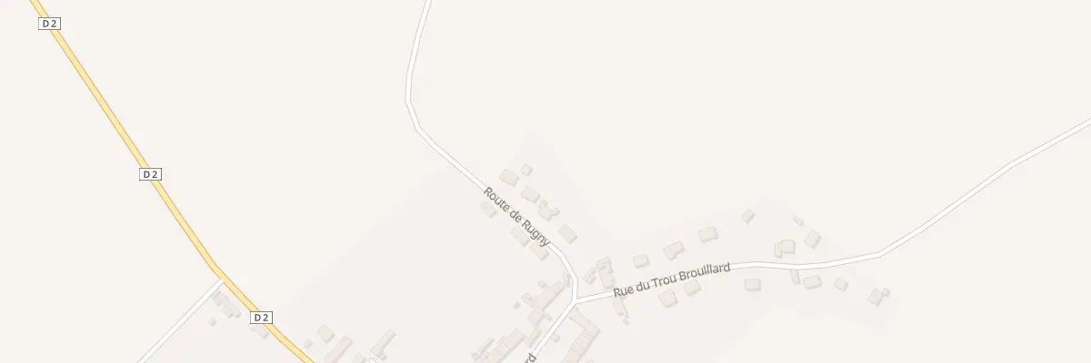 Plan du 6B Rte de Rugny à Saponay