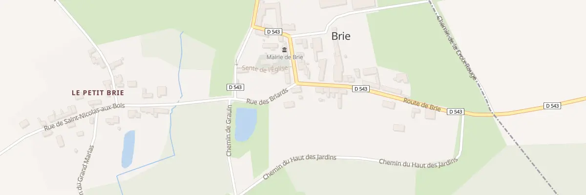 Plan du 6 Rue des Briards à Brie
