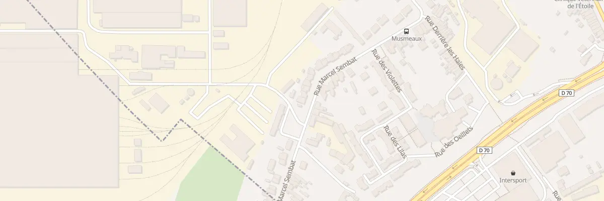 Plan du 584 Rue Marcel Sembat à Raismes