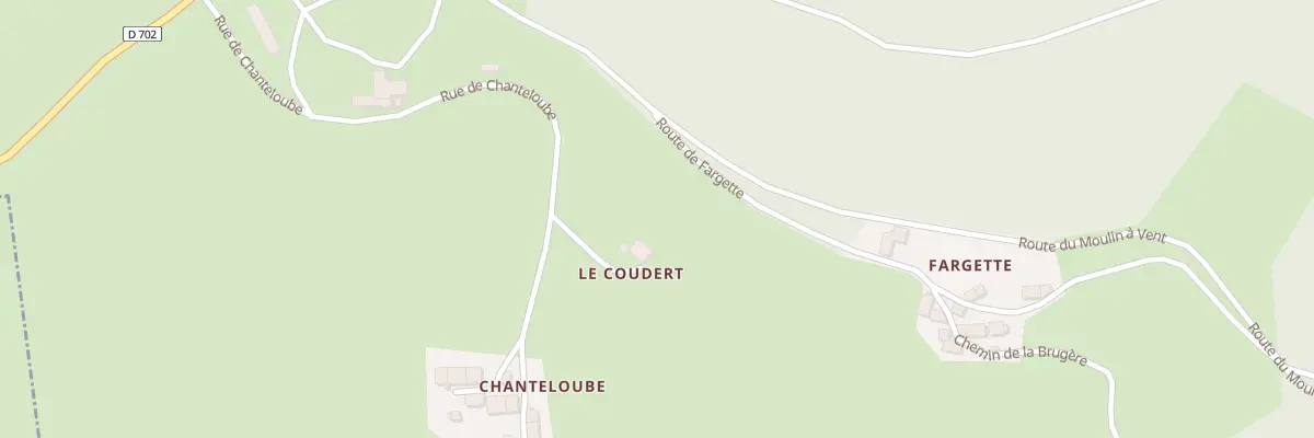 Plan du 5027 Chanteloube à Peslières
