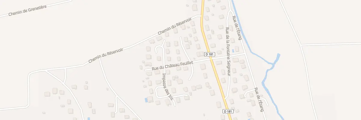 Plan du 2 Rue du Chateau Feuillet à Laroche-Saint-Cydroine
