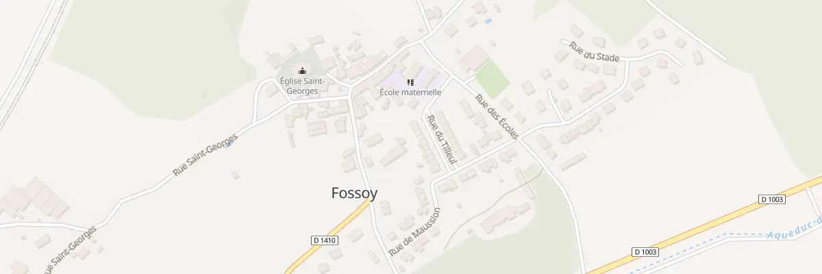 Plan du 5 Rue du Tilleul à Fossoy