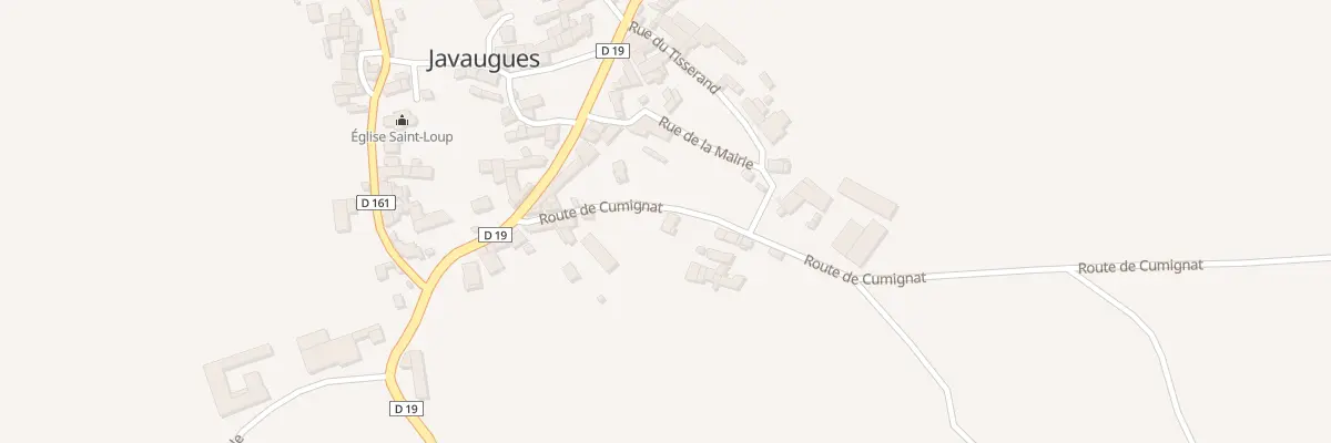 Plan du 4 Rte de la Cumignat à Javaugues