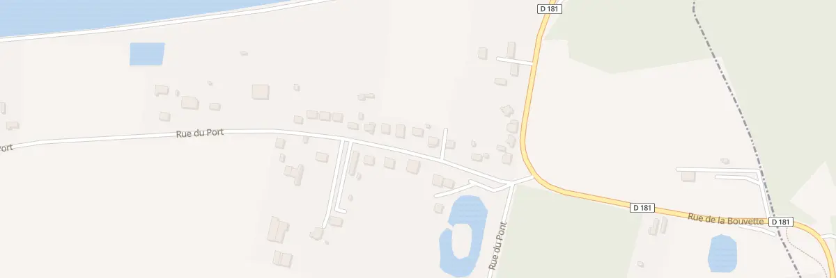 Plan du 6 Rue du Port à Épineau-les-Voves