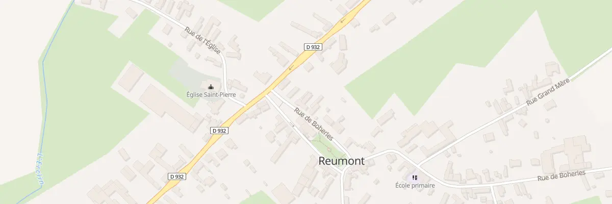 Plan du 4B Rue de Bohéries à Reumont