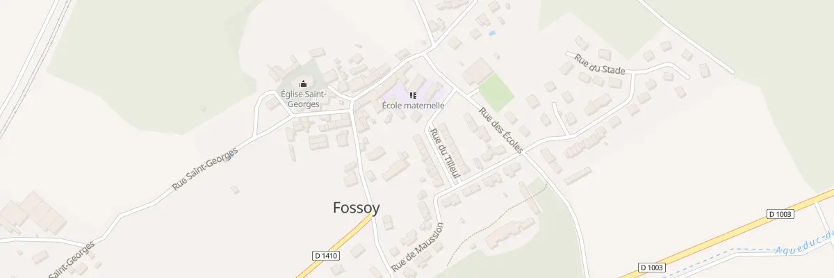 Plan du 3 Rue du Tilleul à Fossoy