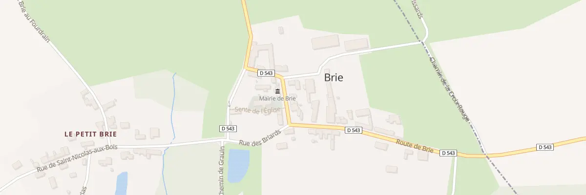 Plan du 7 Rue des Briards à Brie