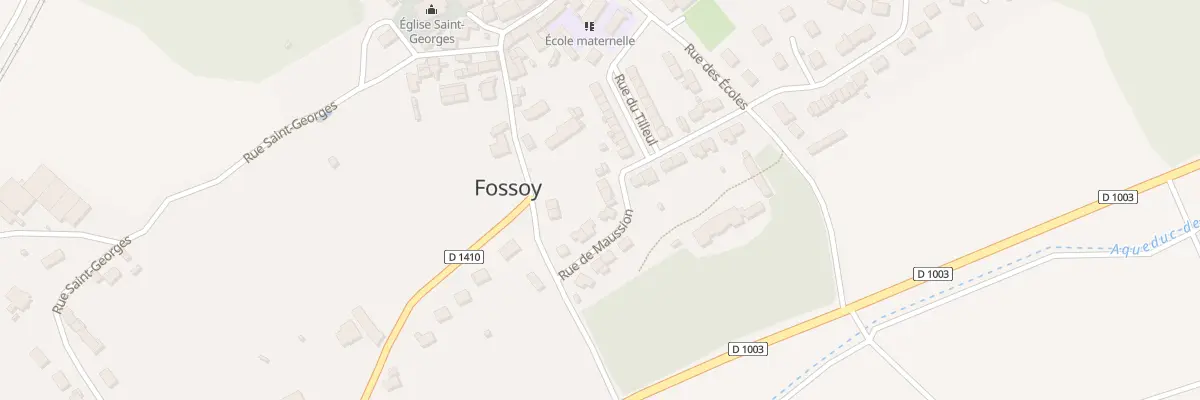 Plan du 7 Rue de Maussion à Fossoy