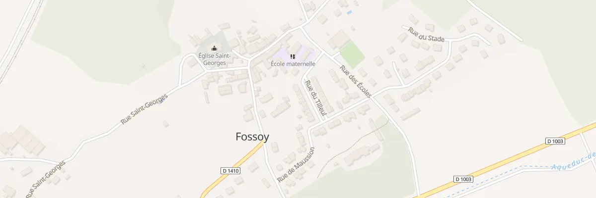 Plan du 7 Rue du Tilleul à Fossoy