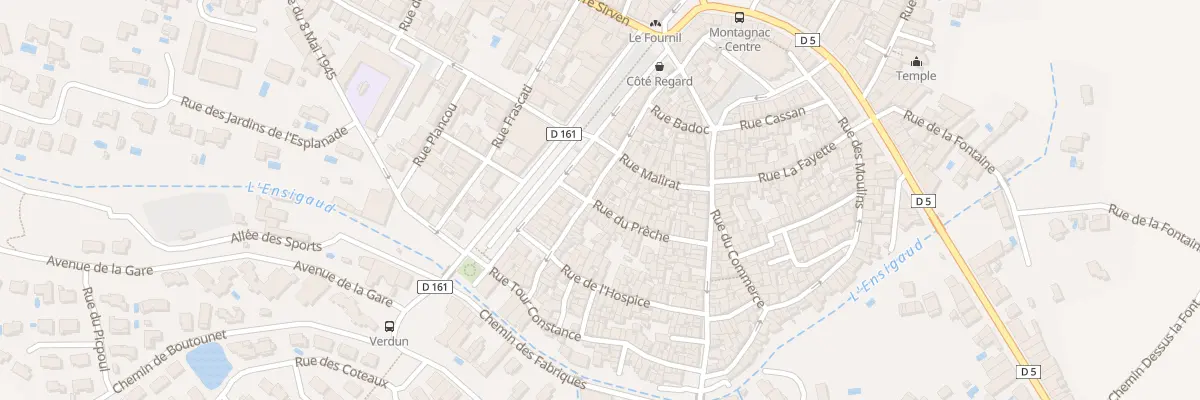 Plan du 42 Rue du Prêche à Montagnac
