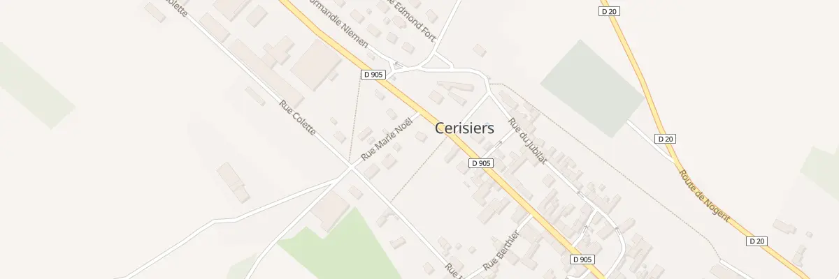 Plan du 132 Rte de Paris à Cerisiers