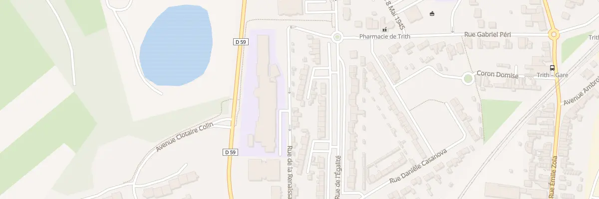 Plan du 133 Rue de l’Egalite à Trith-Saint-Léger