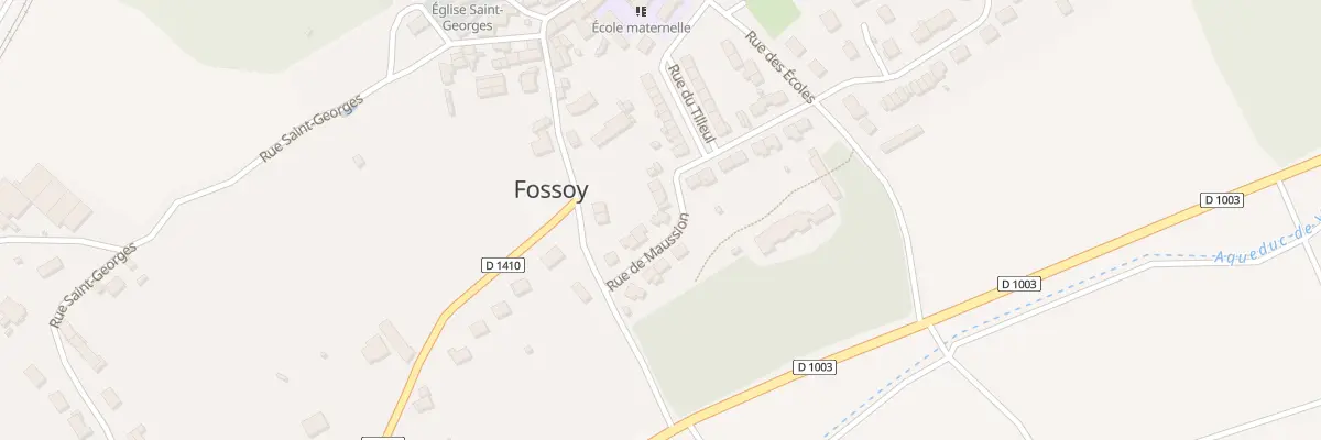 Plan du 9 Rue de Maussion à Fossoy