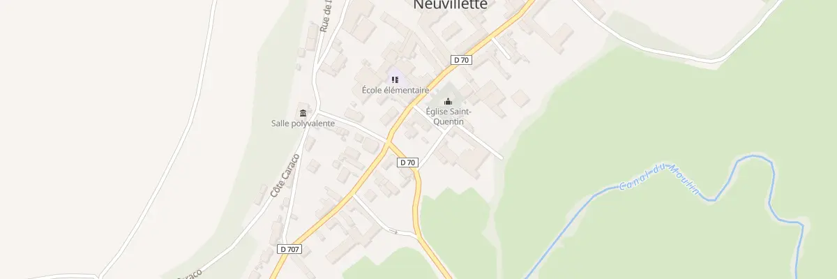Plan du 2 Rue St Claude à Neuvillette