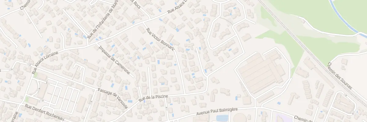 Plan du 8 Rue Victor Bonnaric à Agde
