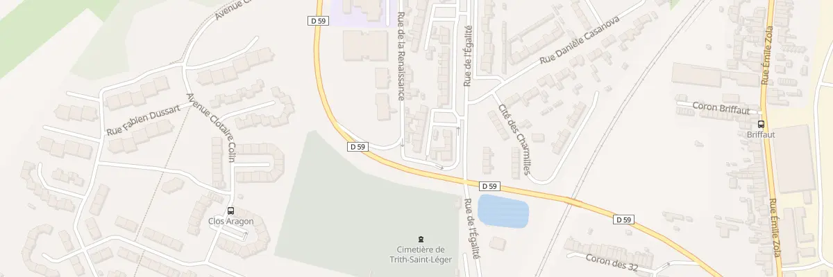 Plan du 71 Rue de l’Egalite à Trith-Saint-Léger