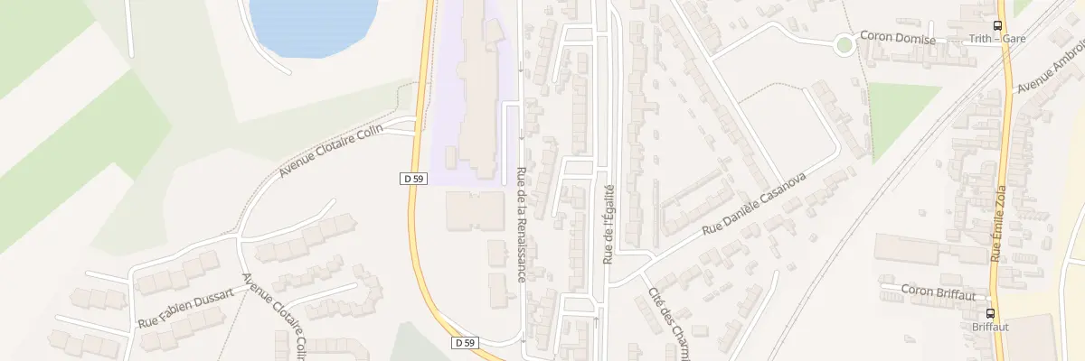 Plan du 107 Rue de l’Egalite à Trith-Saint-Léger