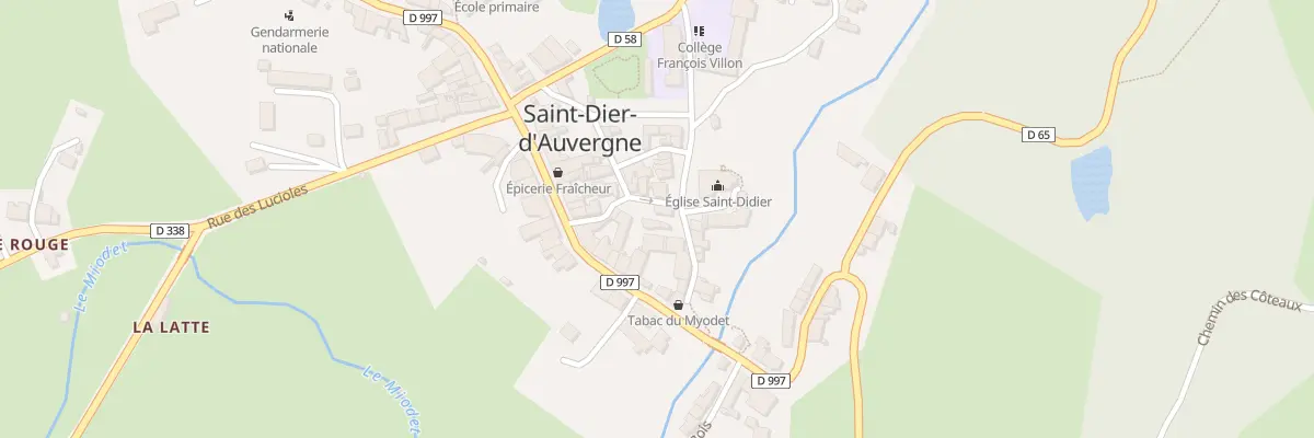 Plan du 2 Rue de la Musique à Saint-Dier-d’Auvergne