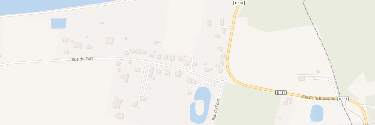 Plan du 4 Rue du Port à Épineau-les-Voves