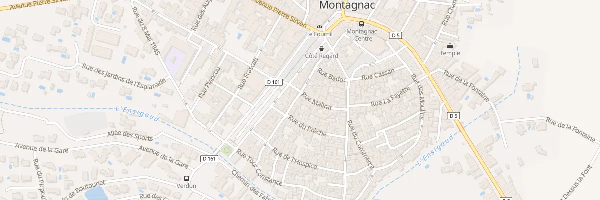 Plan du 27 Rue de la Corderie à Montagnac