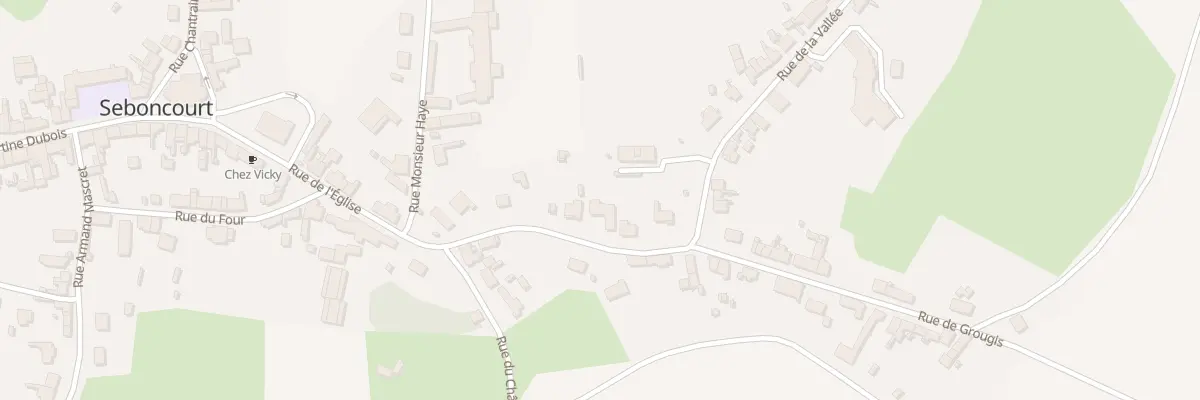 Plan du 5 Rue de la Vallée à Seboncourt