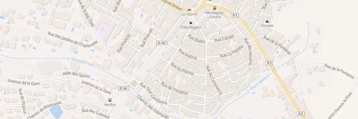 Plan du 31 Rue Malirat à Montagnac