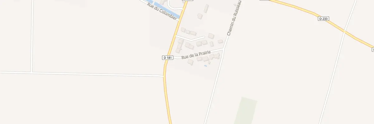 Plan du 2 Rue de la Prairie à Brion
