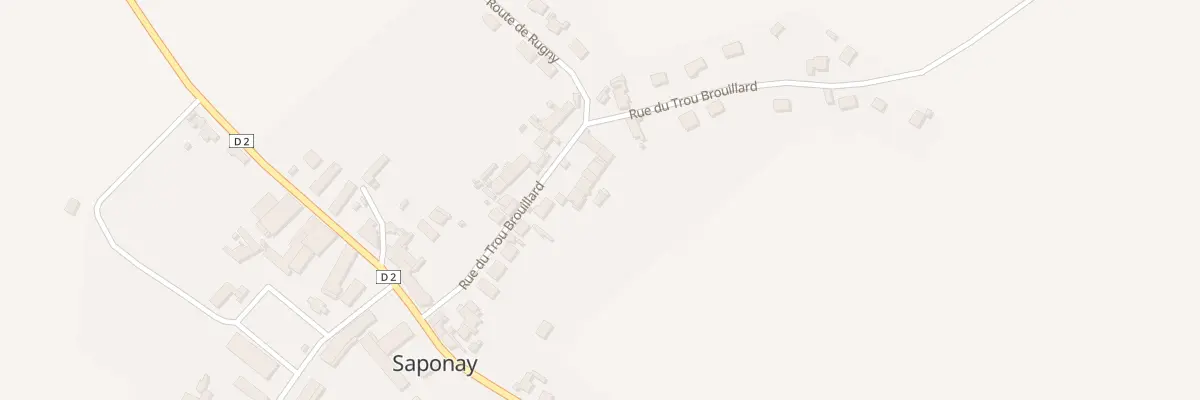 Plan du 22 Rue du Trou Brouillard à Saponay
