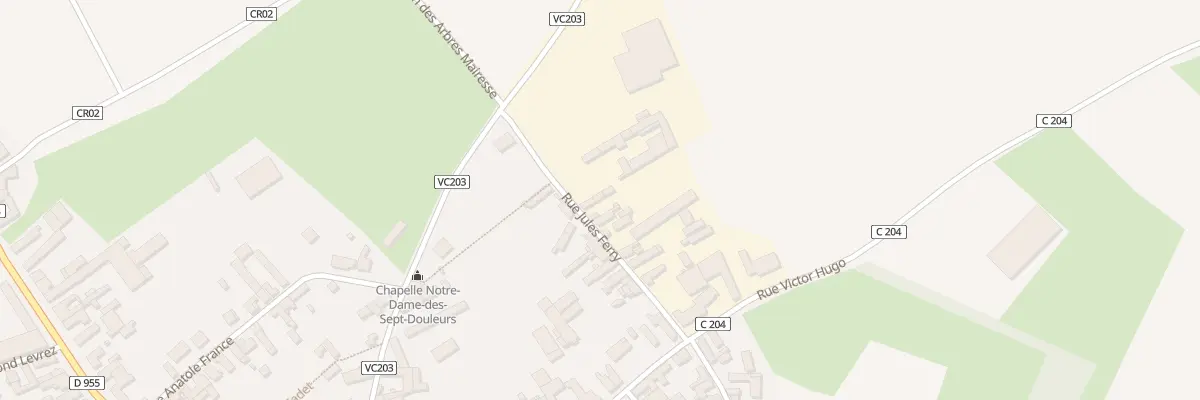 Plan du 20 Rue Jules Ferry à Haussy