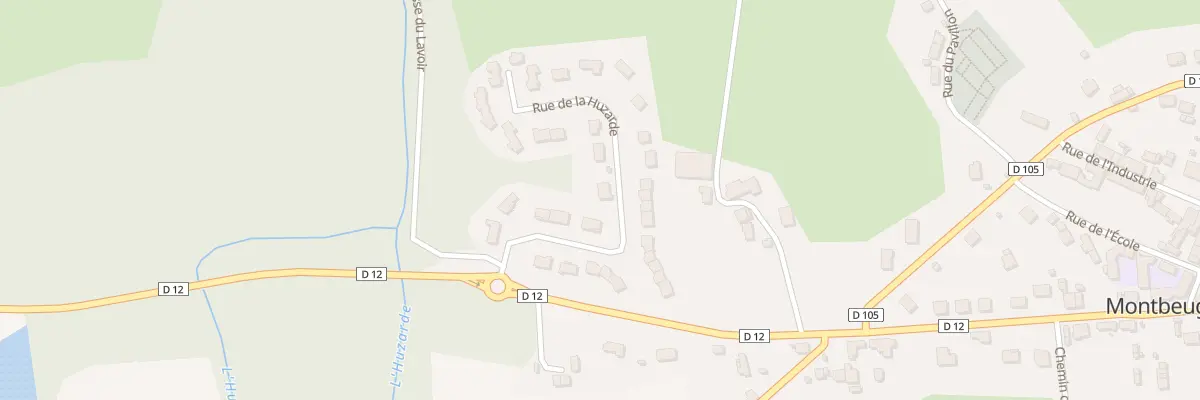 Plan du 11 Rue de la Huzarde à Montbeugny