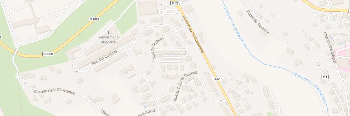 Plan du 5 Rue de l’Aubrac à Mende
