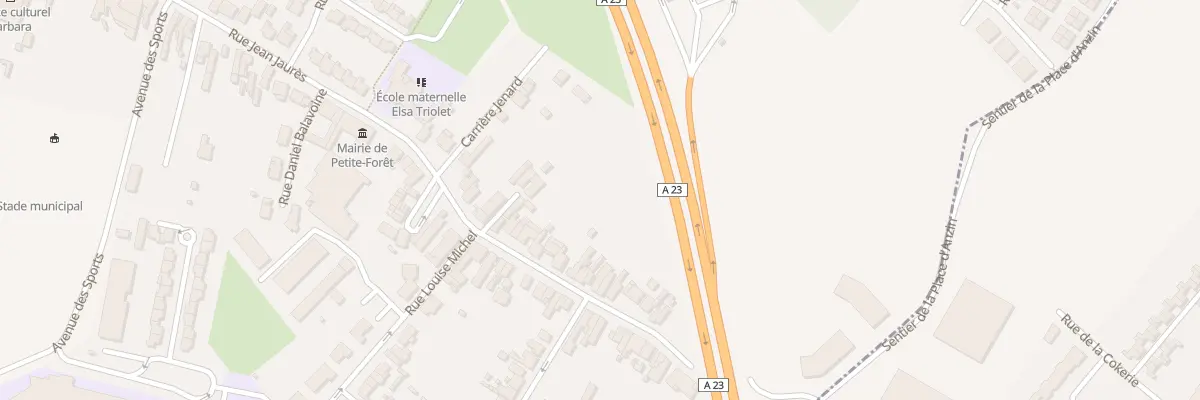 Plan du 119 Rue Jean Jaures à Petite-Forêt