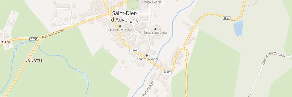Plan du 43 Rue de l’Octroi à Saint-Dier-d’Auvergne