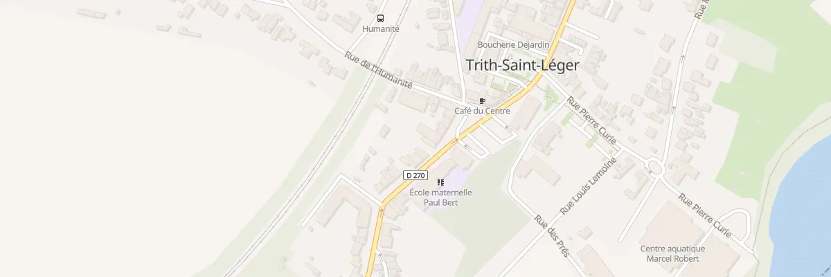Plan du 2 Rue Jean Jaures à Trith-Saint-Léger