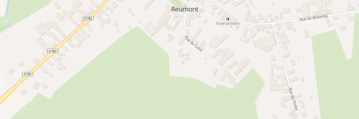 Plan du 3B Rue du Culot à Reumont