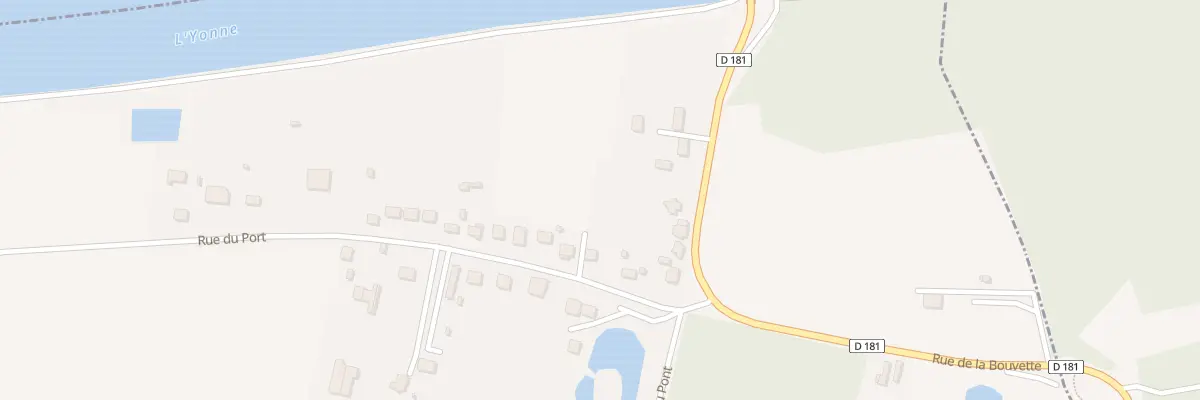 Plan du 2C Rue du Port à Épineau-les-Voves