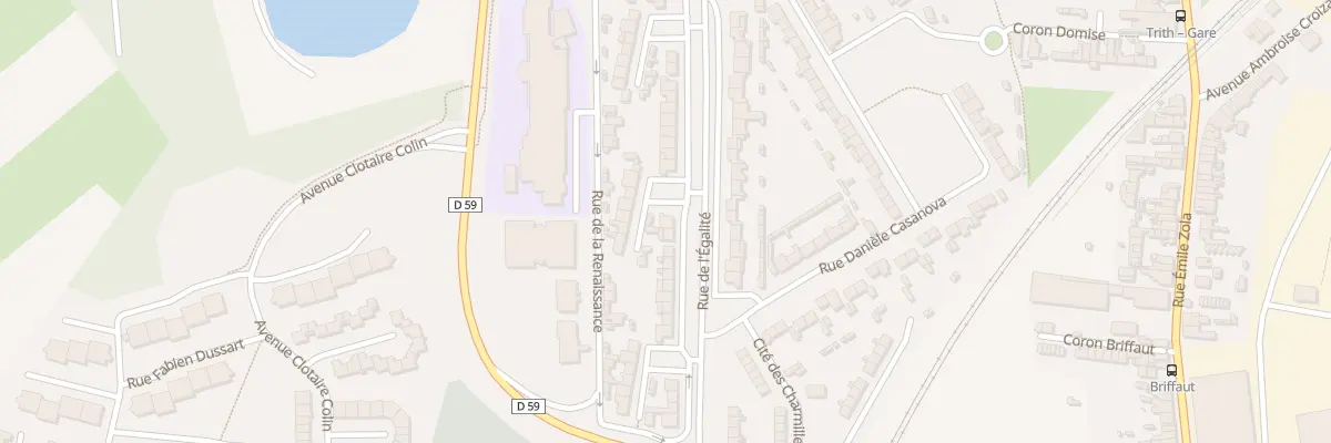 Plan du 99 Rue de l’Egalite à Trith-Saint-Léger