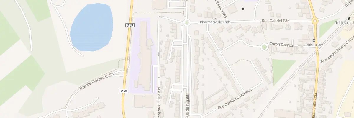 Plan du 127 Rue de l’Egalite à Trith-Saint-Léger