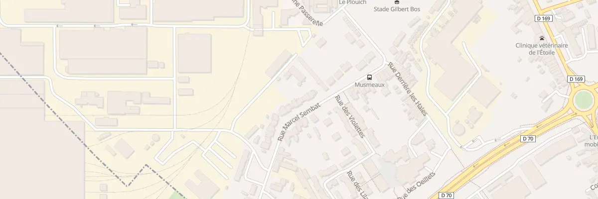 Plan du 516 Rue Marcel Sembat à Raismes