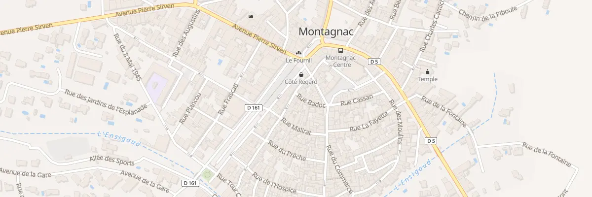 Plan du 15 Rue de la Corderie à Montagnac