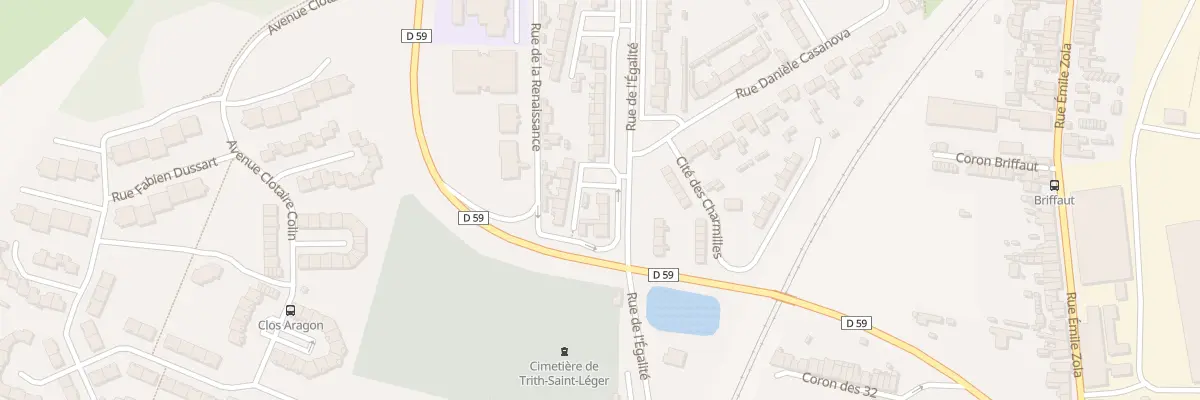 Plan du 67 Rue de l’Egalite à Trith-Saint-Léger