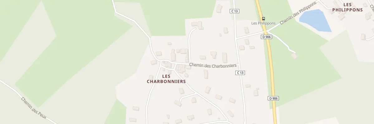 Plan du 5427 Les Charbonniers à Paslières
