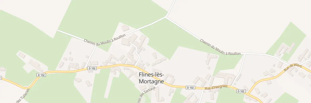 Plan du 51A Rue d’Hergnies à Flines-lès-Mortagne