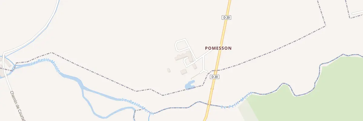 Plan du 5019 Pomesson à Vendières