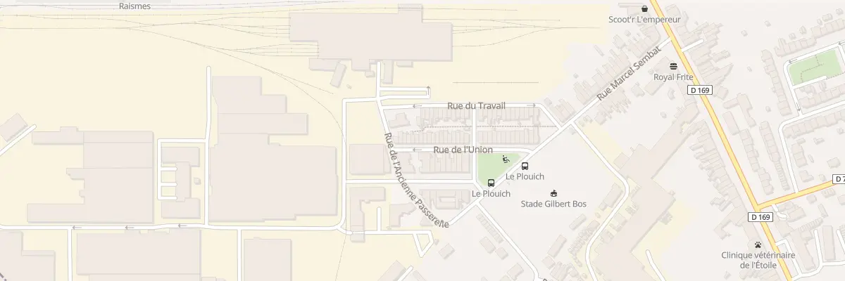 Plan du 25 Rue de l’Union à Raismes