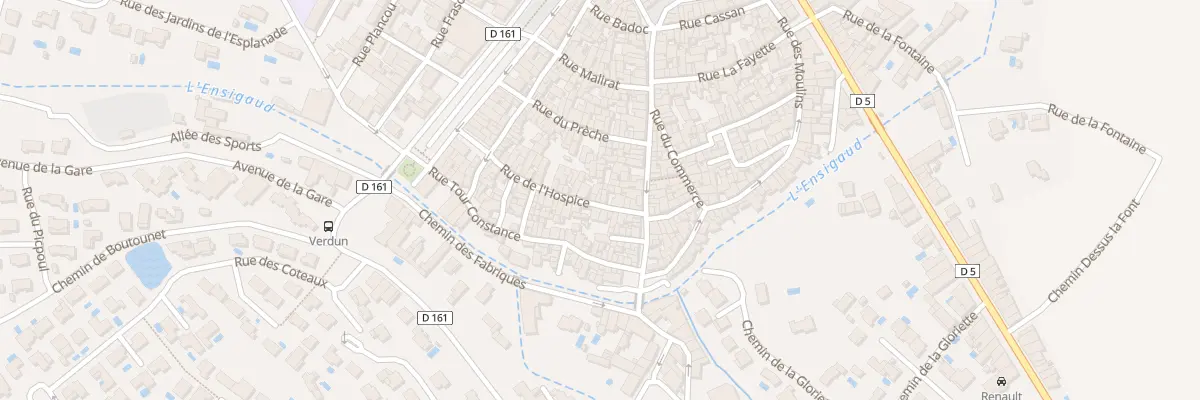 Plan du 16 Rue de l’Hospice à Montagnac