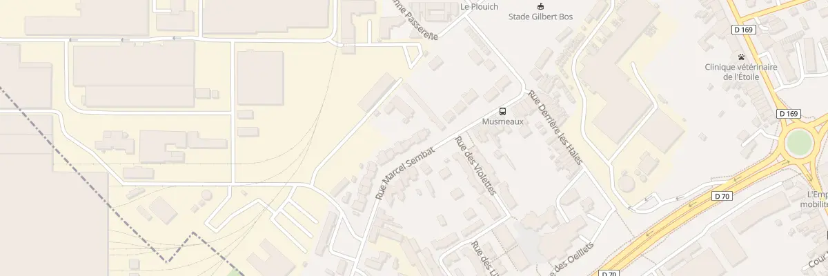 Plan du 496 Rue Marcel Sembat à Raismes