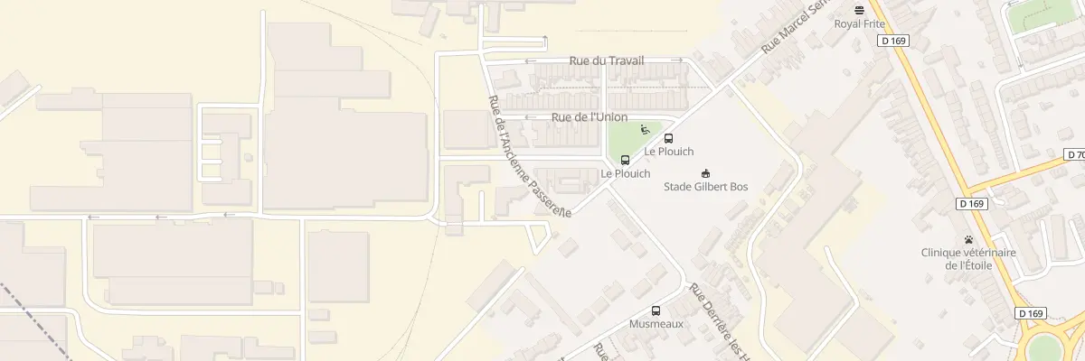 Plan du 5 Rue du Commerce à Raismes