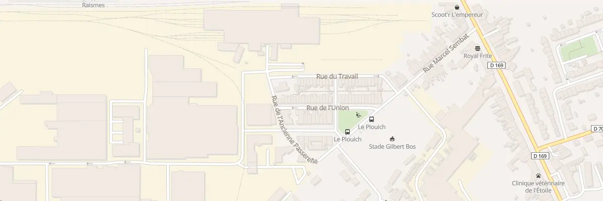 Plan du 24 Rue de l’Union à Raismes