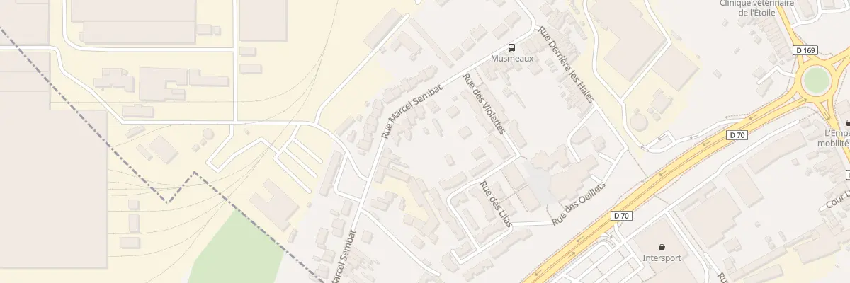 Plan du 531 Rue Marcel Sembat à Raismes